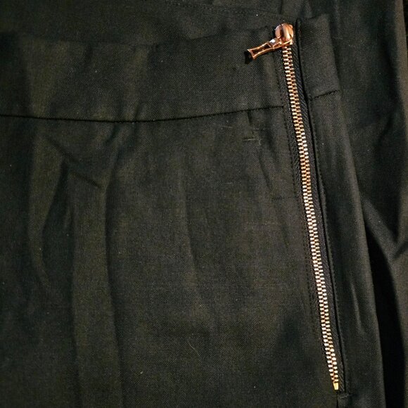 Kit & Ace Go To Trouser Pants Tailored Wool Cashmere Silk Size 4 Dark Navy - Picture 4 of 12